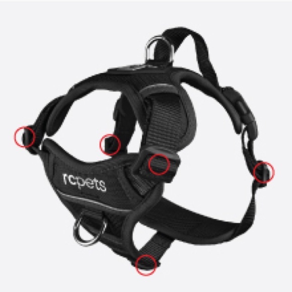 RC Pet Products Momentum Dog Harness Medium Teal - Picture 7 of 9